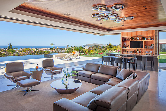 Ocean view at Encinitas home