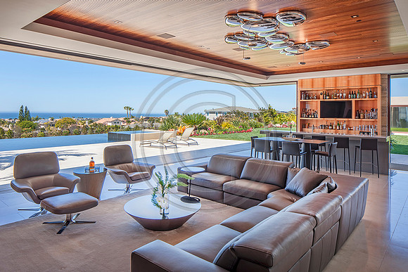 Ocean view at Encinitas home