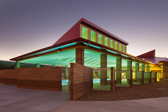 Wounded warrior rehab pool at Camp Pendleton, CA