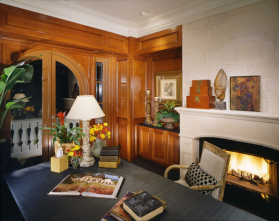 Home office at Del Mar, CA home